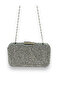 Silver Stone Evening Bag Evening Bag Engagement Wedding Bag Handmade Bag Chain Bag - 7