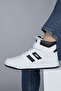 28504 High Top White - Black Men's Sneaker Casual Sneakers - 3