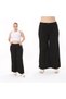 Wide Leg Gabardine Trousers