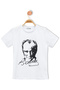 Ataturk Printed White T-Shirt (Girl / Boy) - 3