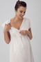 Woven Short Sleeve Cotton Maternity Nightdress - 2