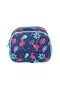Relaxion New Season Flamingo Figured School Backpack Lunch Bag Pen Holder Set of 3 - 3