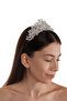 Bridal Zircon Wedding Wedding Crown With the Magic of Bright Stones - 5