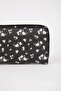 Women's Floral Faux Leather Wallet C9412Axns - 2