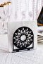 Sun Motif Desktop Decorative Napkin Holder Towel Holder Black (dimension: 11 X 13.5)