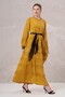 Silk Dress with Guipure Detail on the Collar 35830 - 2