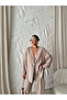 Mink Beaded Kimono Linen Set - 3