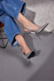 Zuri Gray Matte 10 cm Women's Stiletto, High Heels - 3