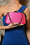 Fuchsiasatin Chain Strap Hand Shoulder Evening Dress Evening Bag