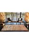 Mixed Shades Tree Motif Patterned Decorative Woven Base Carpet Miravip527 - 3