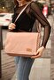 Women's Postman Large Size Canvas Unigue Written Shoulder Bag - 2