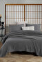 Single Air Conditioned Four Season Dark Gray Pique Bedspread 160*230cm - 3