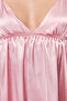 Pembe İp Askılı Saten Dokuma Gecelik THMSS24GC00034 - 6