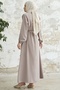 Belted Honeycomb Fabric Ferace - Beige - 5