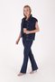 Finished Tassel Detailed Front Buttoned Sleeveless Loose Fit Women's Denim Jacket Four Seasons Straight Dark Rins - 3
