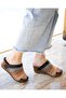 Orthopedic Wedge Heeled Leather Slippers 11472