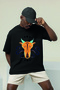 Trend Capricorn Sign Printed Oversize Unisex T-Shirt 065781-81347