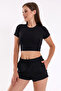 WOMEN'S MINI SIZE SPORTS SHORTS WITH POCKET - 3