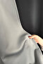 Modern Background Curtain Blackout 100% Light Proof Gray Blackout Curtain Without Pleats 140 x 260 cm - 7