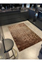 Traditional Woven Base Rug in Modern Diamond Brown Colors Miravip500