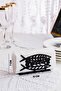 Fish Motif Desktop Decorative Napkin Holder Towel Holder Black (dimension: 12 X 7) - 3