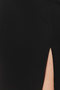 Black A-line Degaje Collar Midi Woven Dress TWOSS24EL00689 - 4