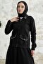 Pearl Skirt Suit - Black - 3