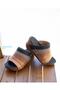 Orthopedic Wedge Heeled Leather Slippers 11472 - 3