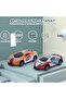 2Pcs Metal Car Pull Drop Bounce Around Car Special Design Fun Toy 1:64 Scale - 5
