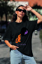 Trend Aquarius Sign Printed Oversize Unisex T-Shirt 065781-81347