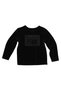 Boy's Black Color Cotton Cotton Seasonal United Printed Sweatshirt