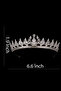Zircon Bridal Crown Women's Wedding Crown To Make Your Wedding Dress Complete Elegance - 5