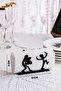 Harmonica Brothers Motif Desktop Decorative Napkin Holder Towel Holder Black (dimension: 12 X 8) - 2