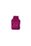HOT WATER BAG WITH PLUSH HEART, PINK THERMOFOR 29x17CM 750ml - 3