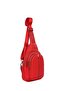 Unisex Cengiz Pakel Crossbody Bag - 7208 Red Navy Blue - 2
