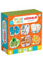 Textured Animals 18 Pieces Educational and Fun Puzzle-Puzzle Series for Children Aged 1+