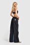 Women's Jeans Color Double Piece Fabric Ripped Detailed Design Denim - 3