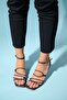 STAY Brown Women's Heeled Sandals - 4