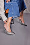 Zuri Gray Matte 10 cm Women's Stiletto, High Heels - 2