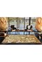 Yellow Colored Ethnic Patterned Decorative Woven Base Carpet Miravip521 - 3