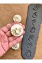 Chakra Symbols 7 Pcs 3 cm Ceramic Seal - 2
