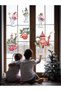 Watercolor Snowman And Teapot Christmas Decoration Sticker Set Glass Wall Ornament