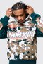 Unisex Oversize Motosport Hooded Camouflage Sweatshirt - 2