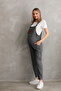 Pregnant Gardener Overalls - Embroidery with Front Snaps - 4