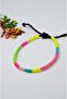 Colorful Unisex Handmade Adjustable Anklet and Bracelet - Colorfast Thread, 100% Handmade