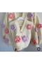 Hand Knitted Baby Daisy Cardigan