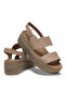 Brooklyn Low Wedge Women's Slippers 206453-2El Latte/Mushroom - 2