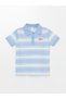 Polo Neck Short Sleeve Striped Baby Boy T-Shirt