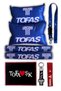 Tofaş Digital Printed Blue Car Neck Pillow Belt Pad| Tofaş Vehicle Comfort Set Auto Accessory