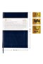 Music Notebook + Planner (No Key) 100% Handmade, Hand Stitched, Thermo Leather Binding (A/5) - 5